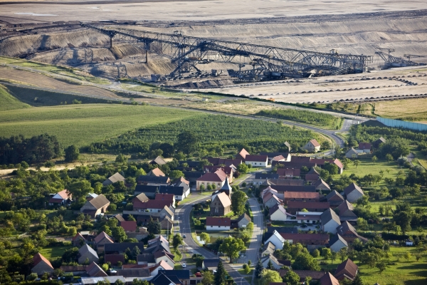 Braunkohleabbau bei Greißen, Lausitz